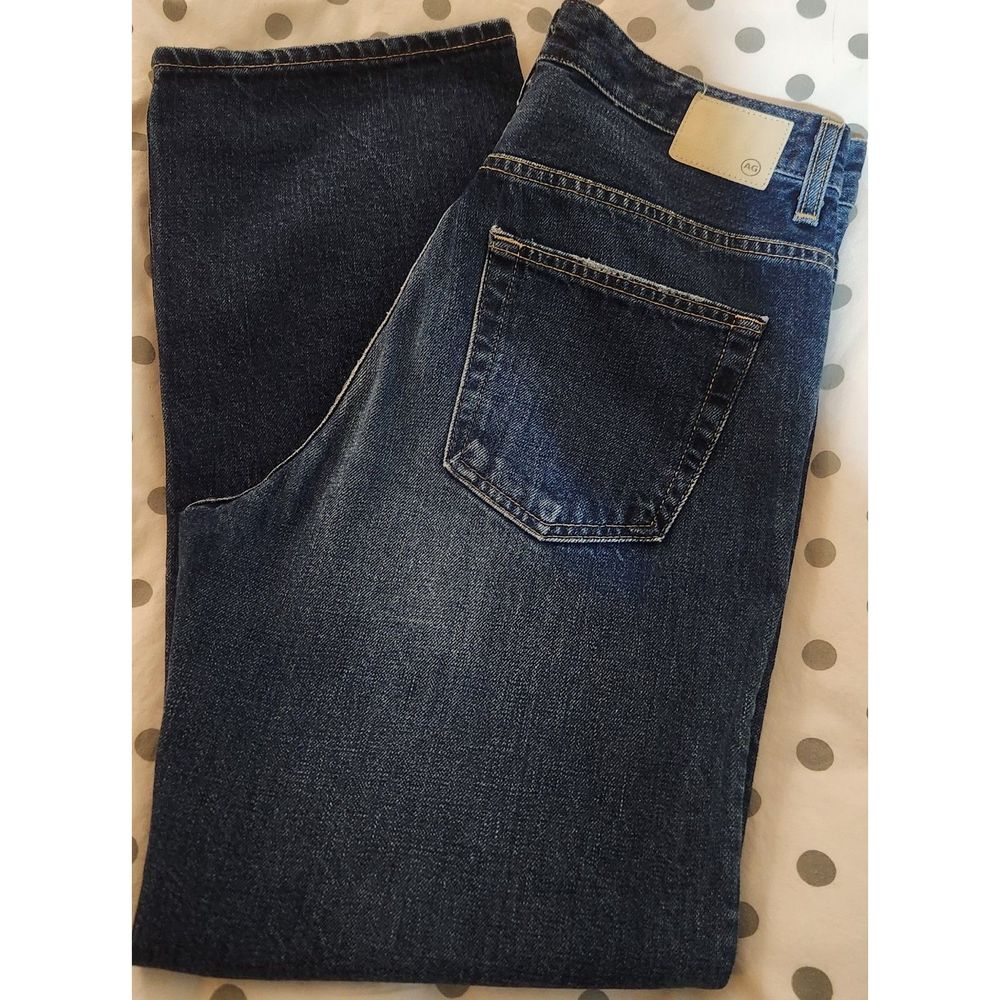AG Adriano Goldschmied Women's High Rise Jeans in Dark Blue - Picture 12 of 16